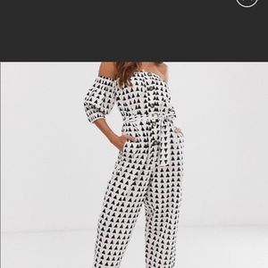 Off the shoulder ASOS jumpsuit
